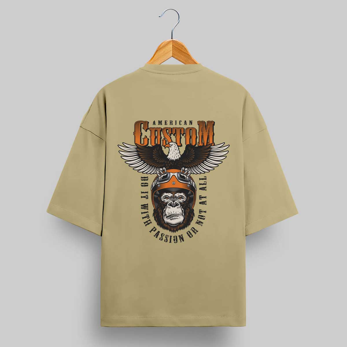 AMERICAN MONKEY Oversized T-shirt#102