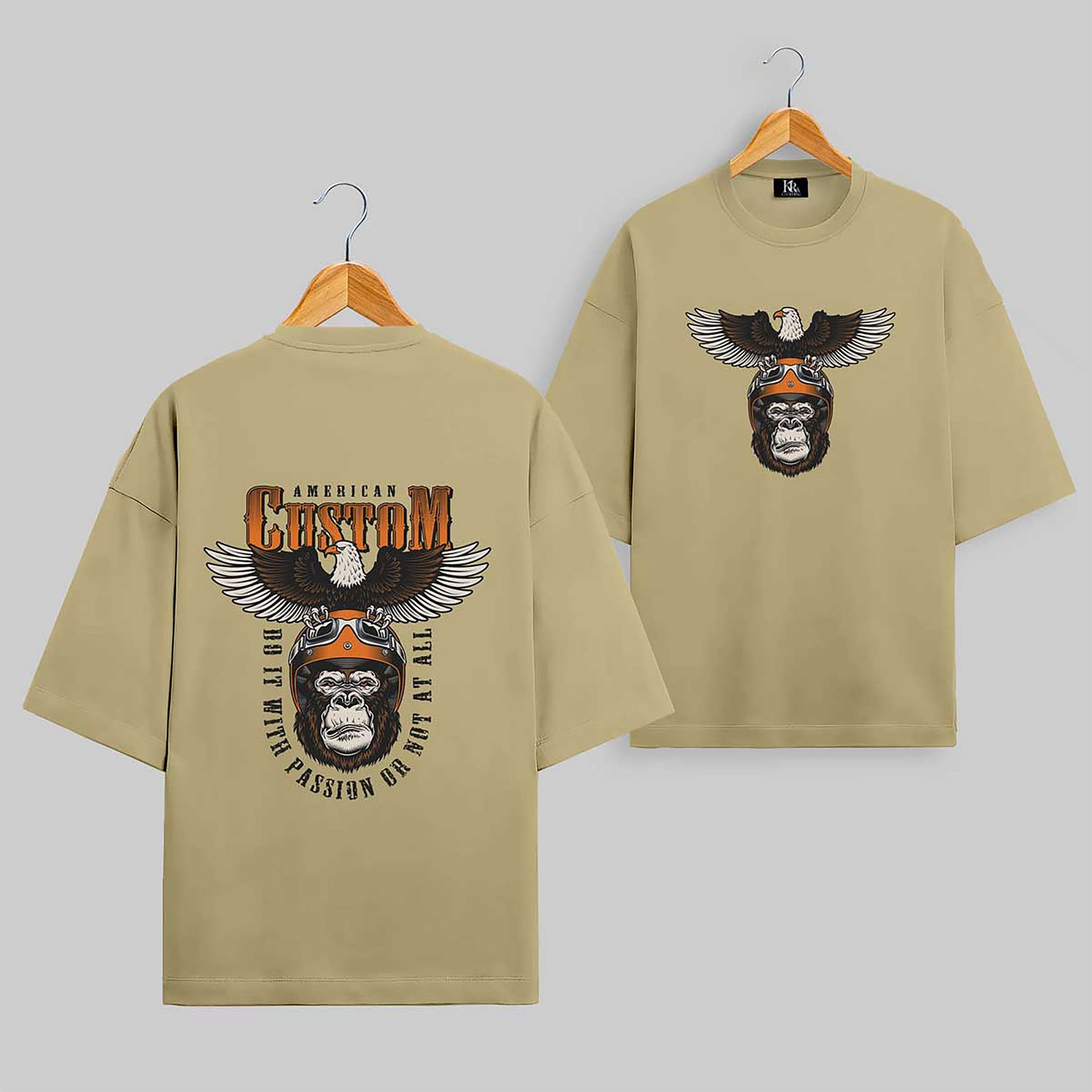AMERICAN MONKEY Oversized T-shirt#102