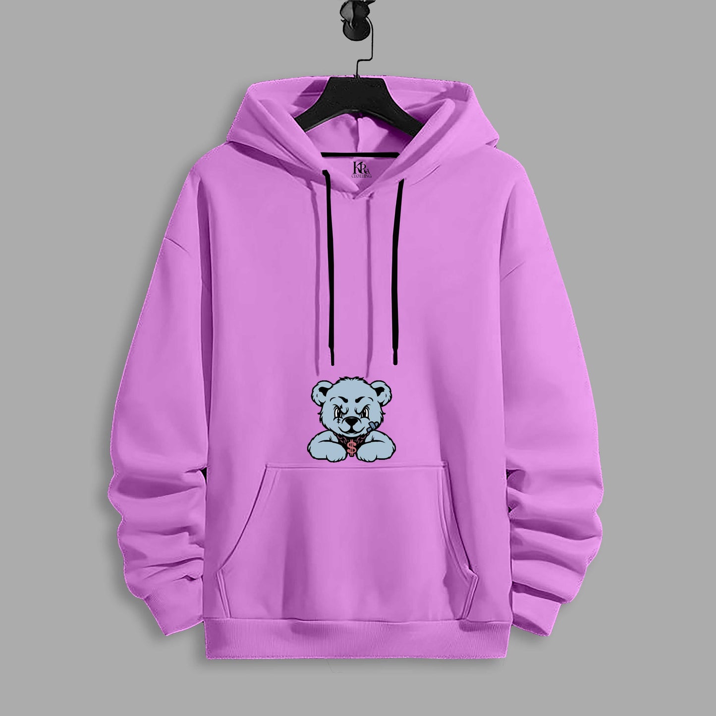 SILENT BUT FIERCE Fleece Hoodie#11