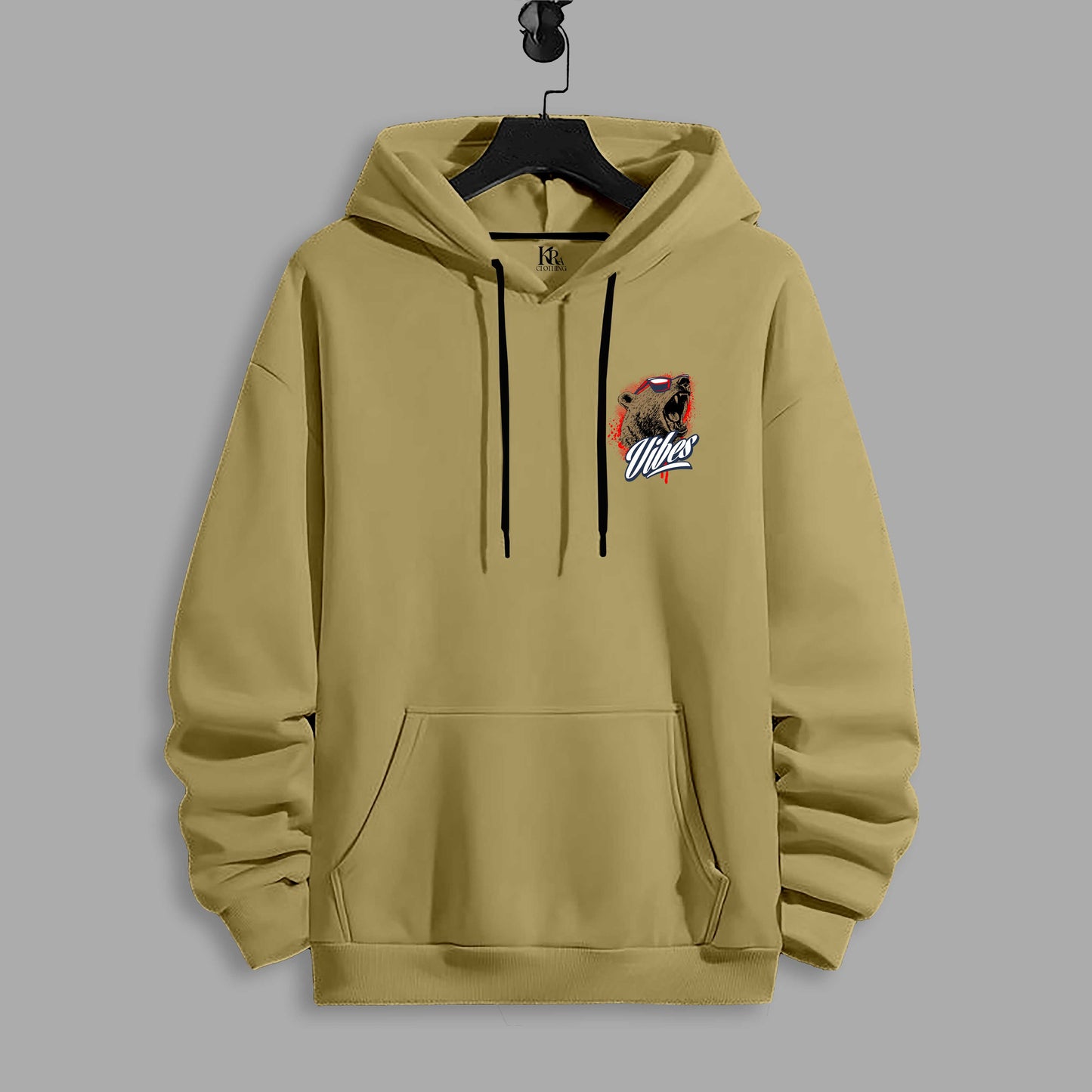 BEAR VIBES Fleece Hoodie#2
