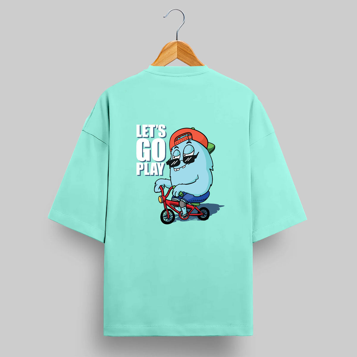 LET'S GO PLAY Oversized T-shirt#112