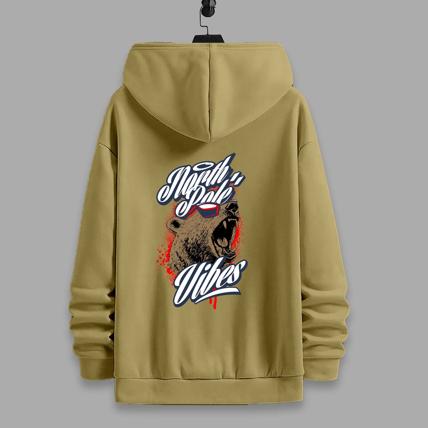 BEAR VIBES Fleece Hoodie#2