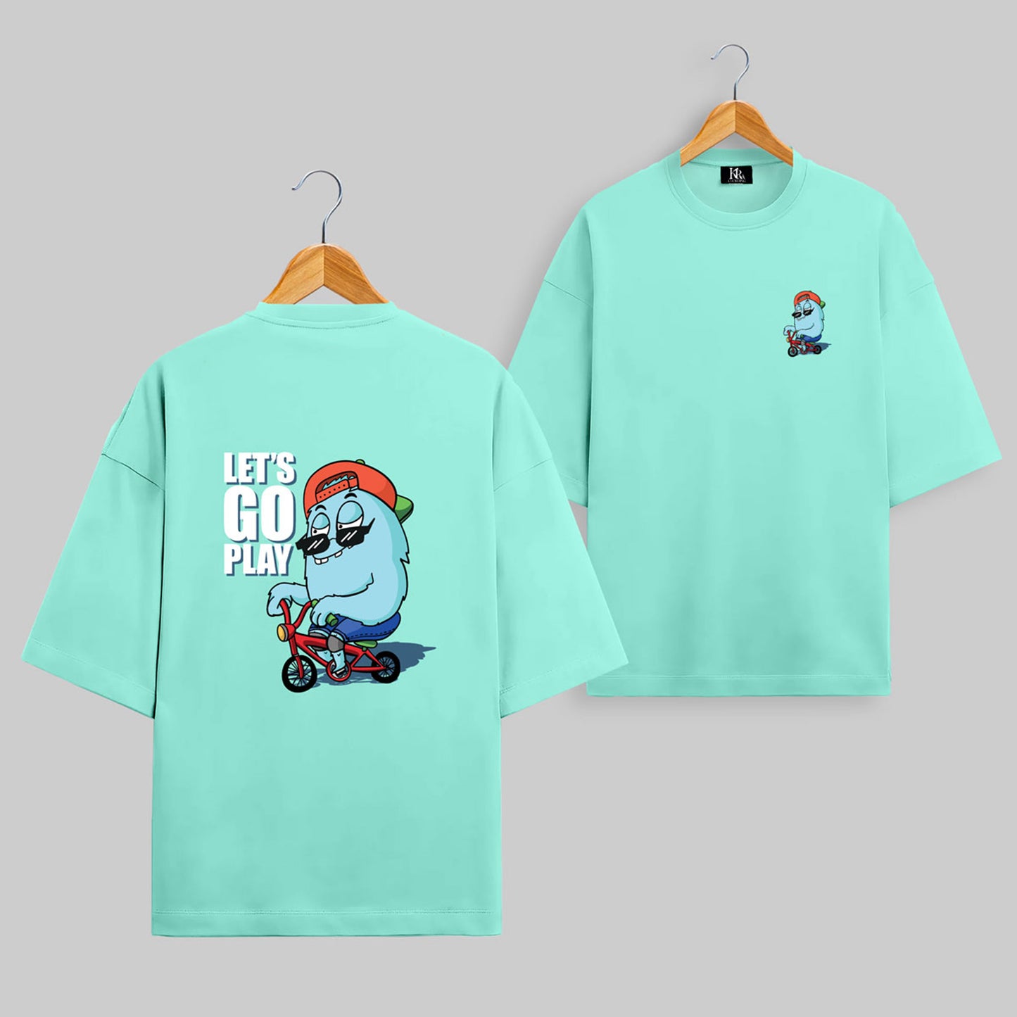 LET'S GO PLAY Oversized T-shirt#112