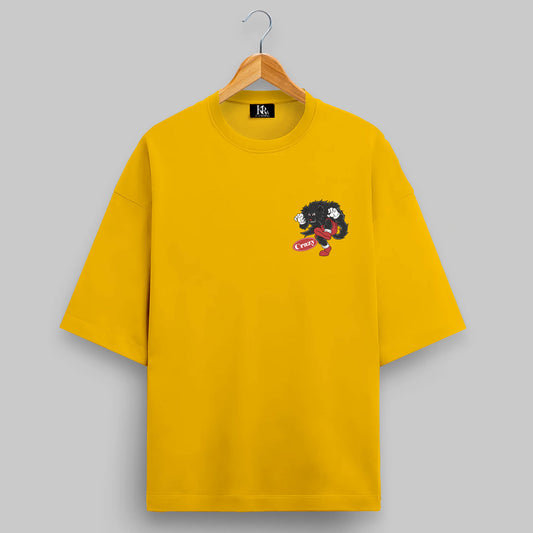 CRAZY WOLF Oversized T-shirt#106
